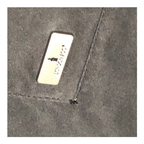 London Fog Black Waterproof Mid-Length Trench Coat Size Medium - Picture 8 of 14